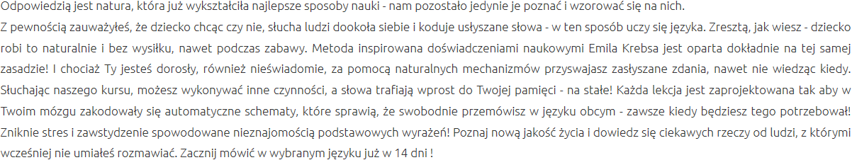 Efektywna Metoda Nauki Szczecin